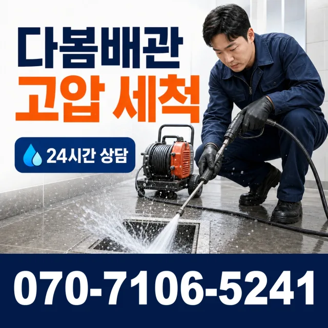 충주시 대소원면 배관고압세척 상담 이미지 4